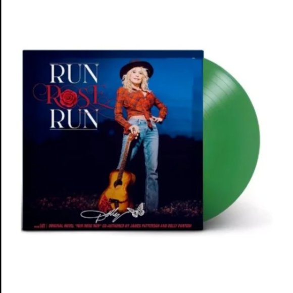 Dolly Parton Run Rose Run LP ~ Exclusive Colored Vinyl (Green) ~ New/Sealed! - Picture 1 of 2